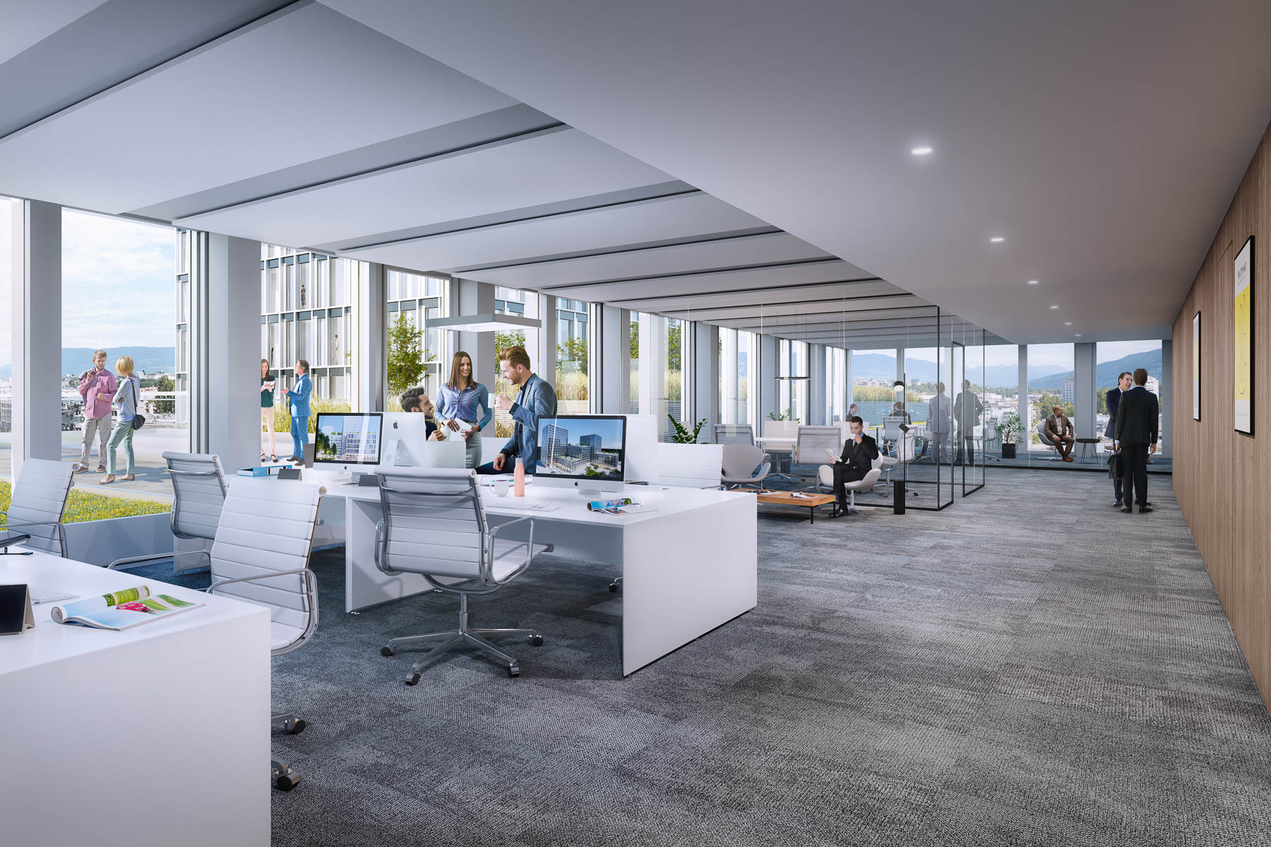 Office employee in Geneva